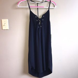 Lulus knit navy dress
